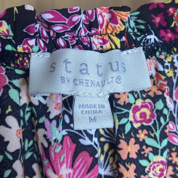 STATUS BY CHENAULT FLORAL MIDI DRESS. [SIZE: MEDIUM] - Picture 4 of 6